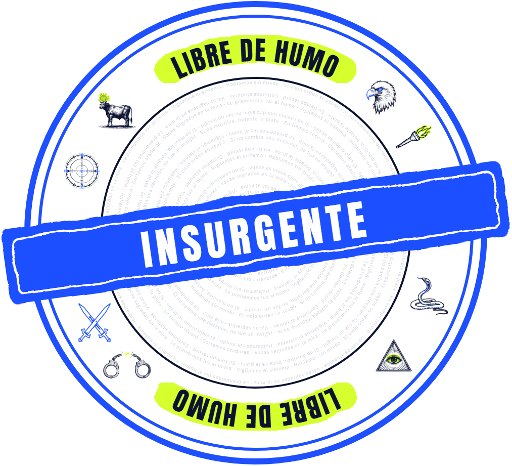Sello Insurgente — Libre de Humo